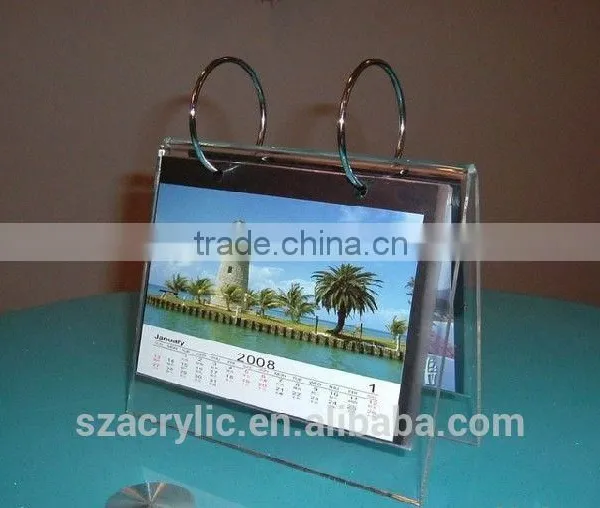 2017 Acrylic Calendar Display ,calendar Stand,acrylic Calend/pictures Holder Super September Purchasing photo-2