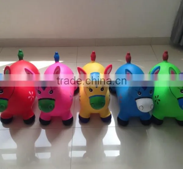 Kids Best Friend PVC Eco Friendly Printed Pattern Bouncing Animal Toy With Music photo-6