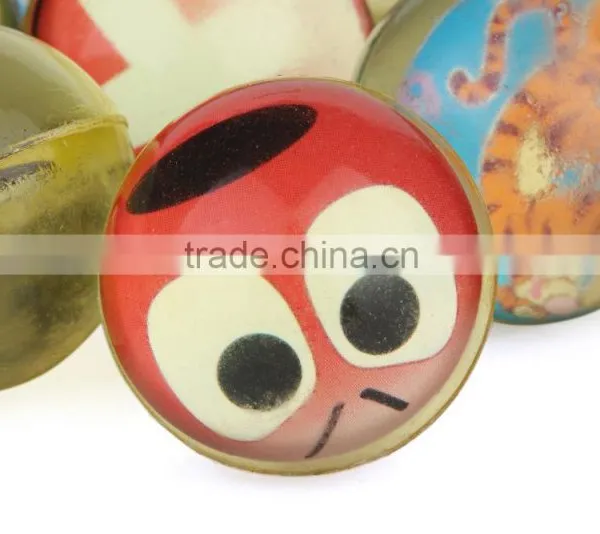 Elasticity Balls Toys Small Hard Rubber Bouncy Balls Kids Toy Hard Rubber Ball Paper Card Jumping Ball photo-3