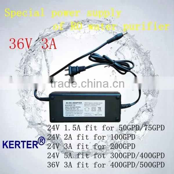 RO Spare Parts 36V 3A Power Adaptor