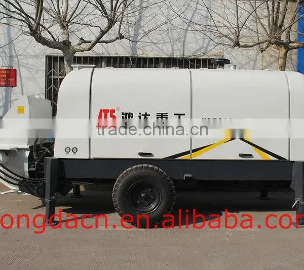 ISO CCC Hot Sale Diesel HBT60Z1407 112R From HONGDA Trailer Concrete Pump