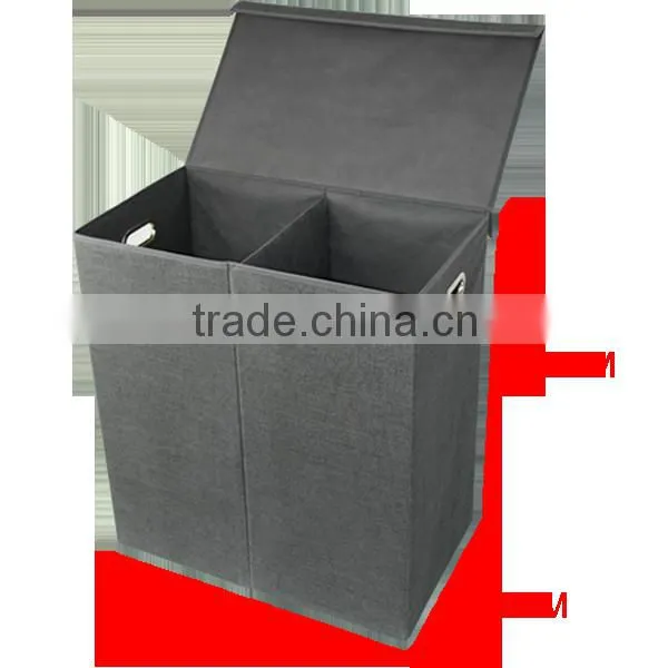 Sturdy Large Rectangle Printed Laundry Basket Hamper, Non-woven Cheap Cardboard Laundry Basket Hamper photo-5