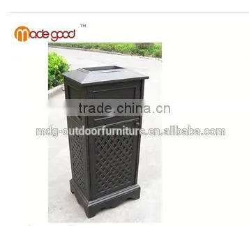 Decorative Stainless Steel Trash Can Handmade Waste Bin