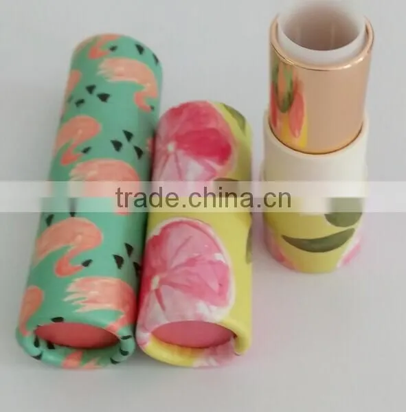 Natural Custom Package OEM Print Labeling Paper Tube for Lip Balm photo-2