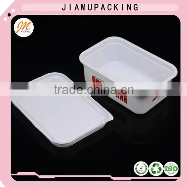 White Plastic PP Butter Packing Container photo-3