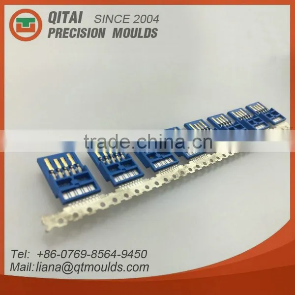 Plastic Injection Male Female Communication Connector PC Connector Mould photo-4