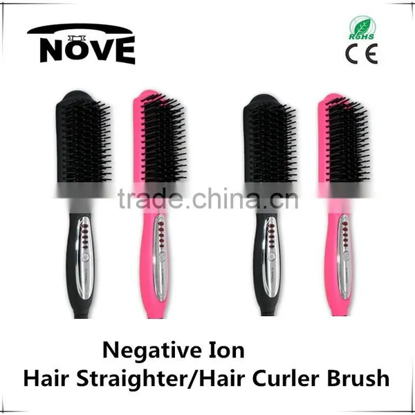 2016 Electronic For girs fast hair straighter easily hair brush straightener