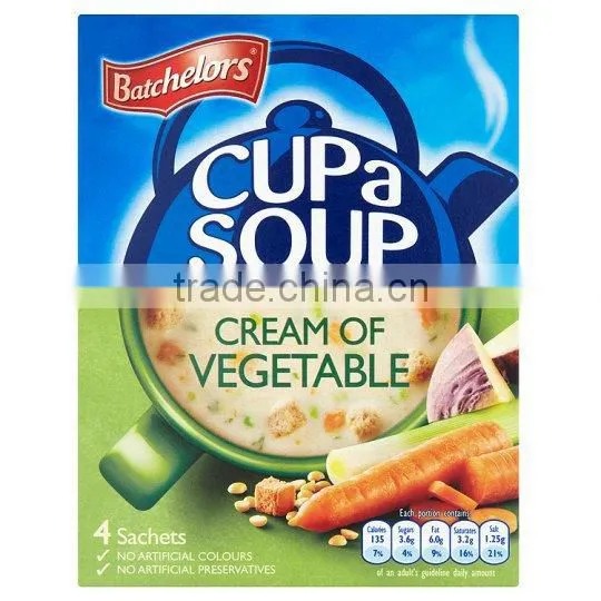 Batchelors Cup A Soup Granules Cream Of Vegetable (4 Servings per box)