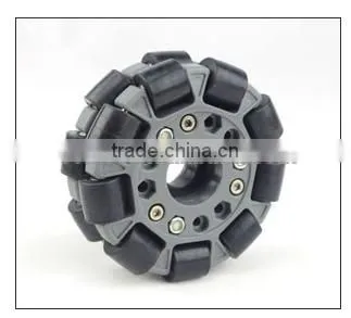 203mm Double Aluminium Omni Directional Wheel W/Bearing Rollers photo-2