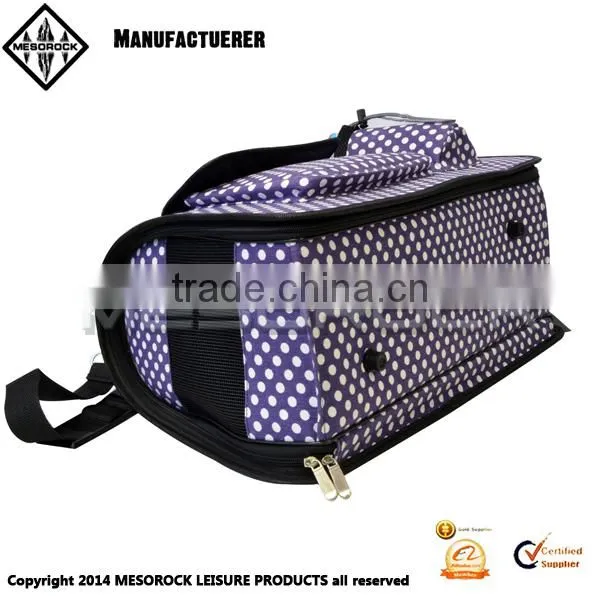 Portable Soft-sided Pet Travel Carrier House Kennel for Small Medium Puppy Dog Cat Tote Crates Shoulder Bag With Storage Pockets photo-3