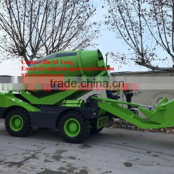 3.5 Cubic Meters Self Propelled Hydraulic Mobile Self Loading Concrete Mixer Truck Price photo-5