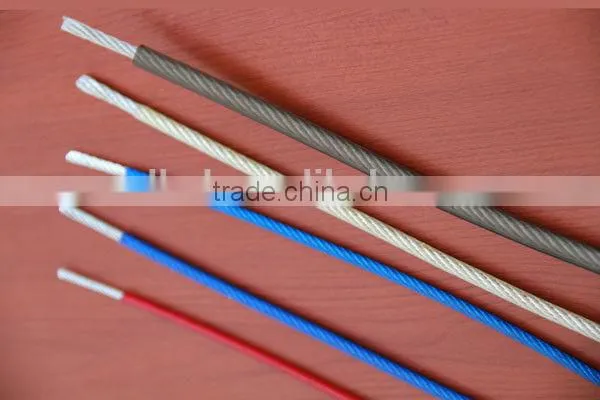 Galvanized Steel Wire Rope With Pvc Coated 5-7mm All Color photo-3