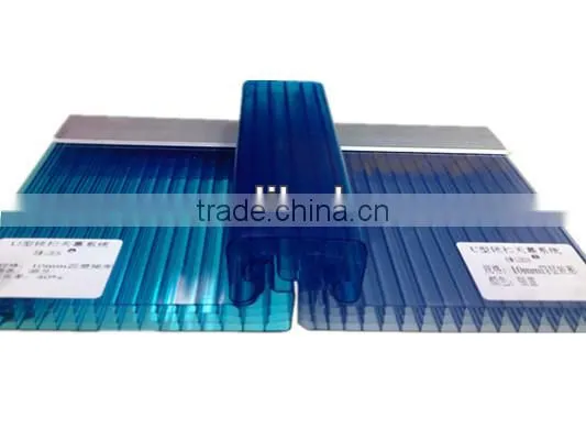 Polycarbonate Hollow Sheet With Clips 600mm/800mm/1040mm photo-5