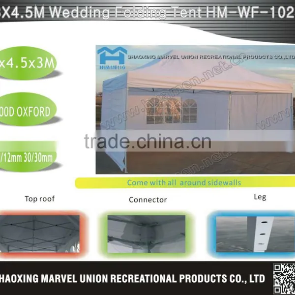 Wedding Party Waterproof Trade Show Folding Tent Outdoor Canopy Fabric photo-2
