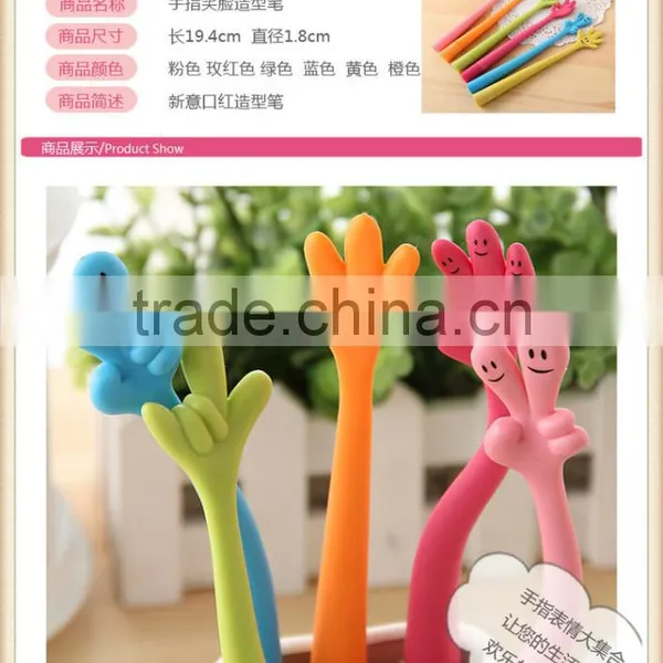 Smile Face Advertsing Plastic Ball Pen, Ball Point Pen Promotional Smile Face Ball Point Pen photo-3