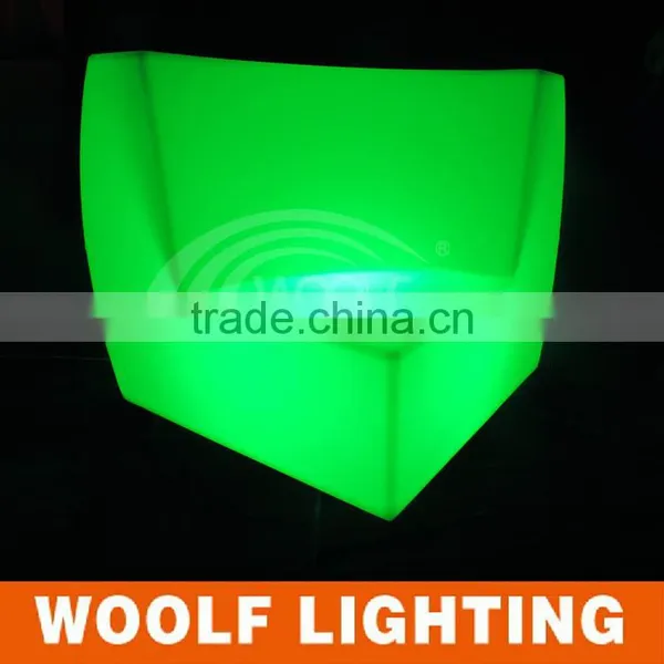 Leisure Nightclub Illuminated Plastic LED Sofa Corner photo-4