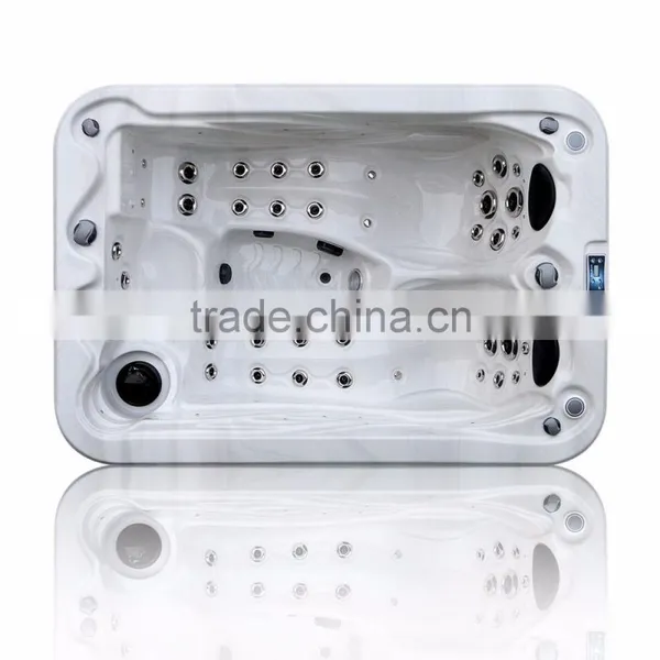3 Person Freestanding Rectangular Acrylic Balboa System Air Jet Massage Spa Hot Tub photo-3