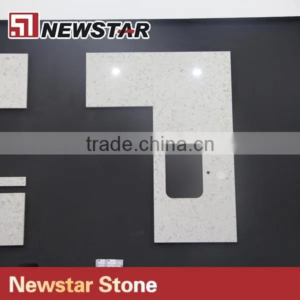 Magnolia Quartz Vanity Tops Cheap Bathroom Vanity photo-6