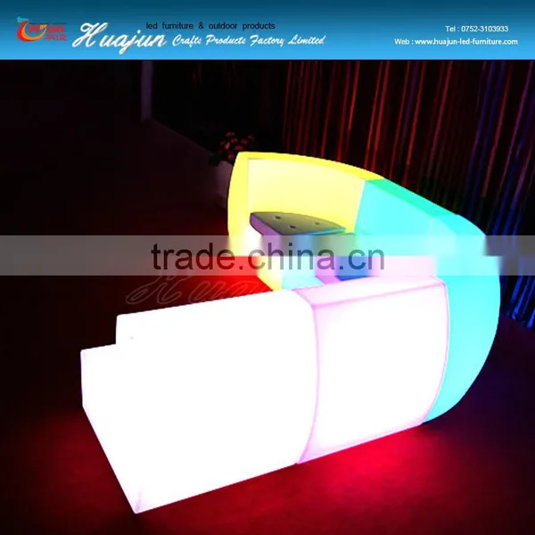 Plastic PE Material Glow Led Bar Sofa photo-2