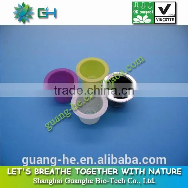 Wholesale PLA Plastic Nespresso Coffee Capsule Packing Cups, 100% Biodegradable Non-toxic Packaging for Coffee Ponder photo-1