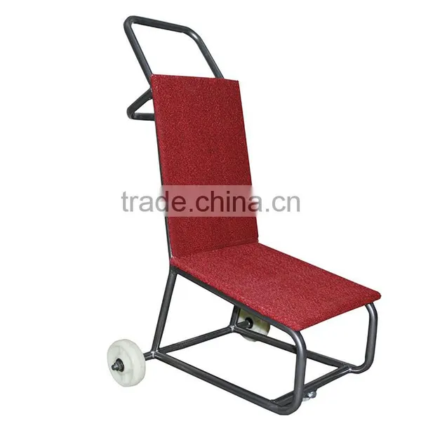 Gold Metal Hotel Luggage Trolley for Luggage Remove photo-5