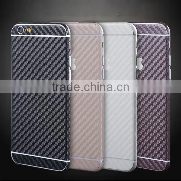 Carbon Fiber Full Body Phone Sticker Screen Protective Film for Iphone 6/plus photo-2