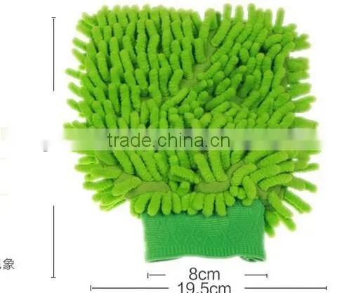 Small Order Stock Strong Absorb Shenil Double Side Home Cleaning Gloves photo-2
