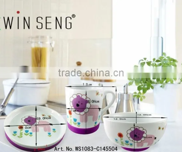 Best Selling Dinnerware Ceramic Ware for Kids Set photo-4