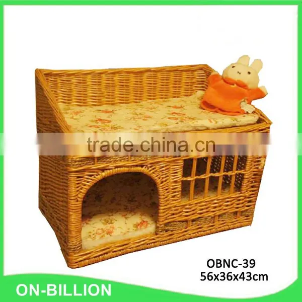 Wicker Oval Inner Cushion Wholesale Rattan Dog Bed photo-5