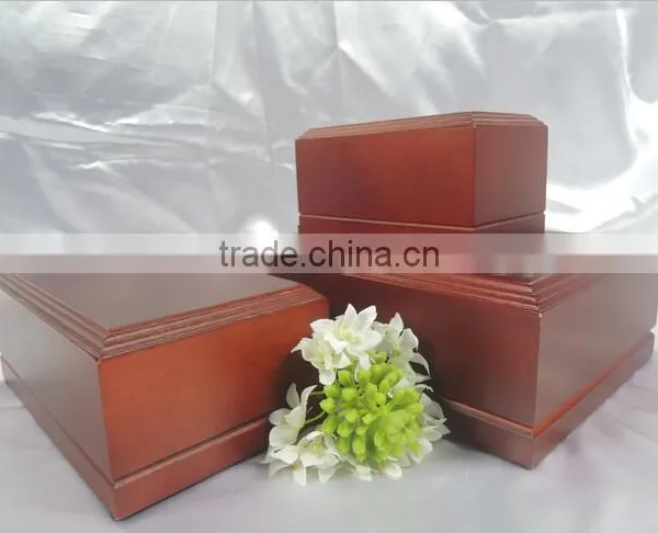 Custom Wood Material Pet Funeral Urn for Cremation photo-2