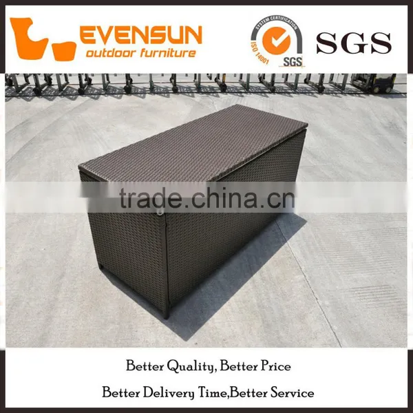 Traditional Cube Storage Rattan Box Wicker Furniture photo-4