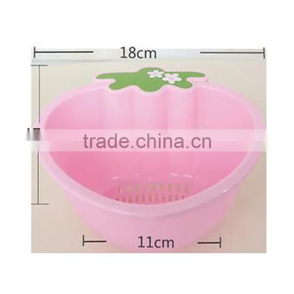 New Design Rice Washing Drain Picnic Plastic Fruit Basket photo-2
