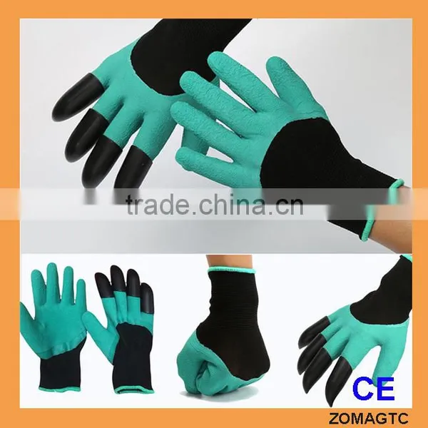 Garden Genie Gloves - Garden Gloves For Digging & Planting No More Worn Out Fingertips Unisex Claws On Right Hand photo-2
