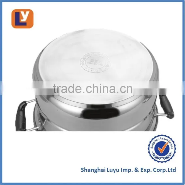 STAINLESS STEEL COOKWARE 2 LAYER STEAM POT photo-6