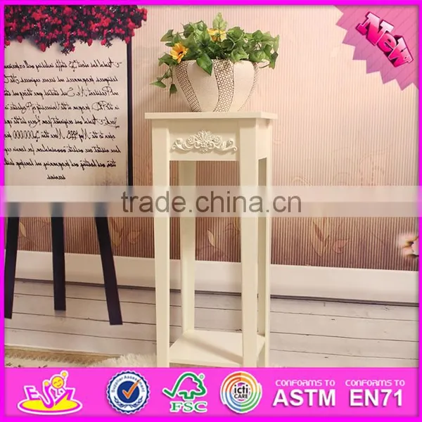2016 wholesale luxurious solid wooden indoor plant stands W08H056