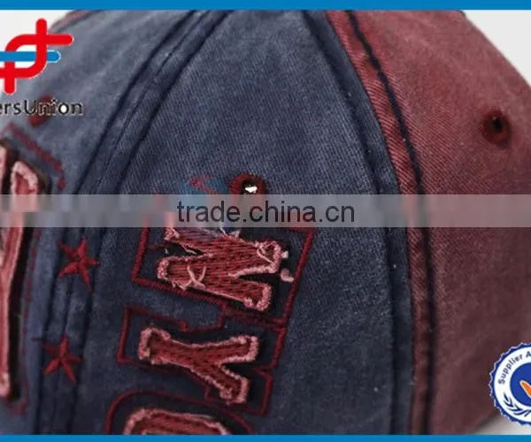 2017 New Product Best Seller Denim With Letter Applique and Embroidery Winter Cap photo-5