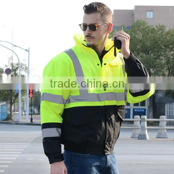Hi Vis 3M Reflective Tape Hoodies Jacket photo-5