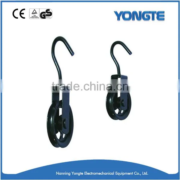 300mm Black Wire Rope 300kg Pulley Block photo-2