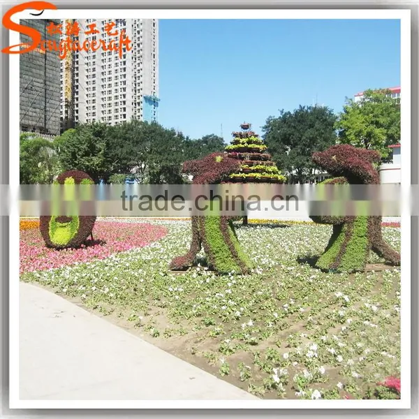 Newest Design Outdoor Garden Artificial Topiary Animal Shape Plants for Sale photo-3