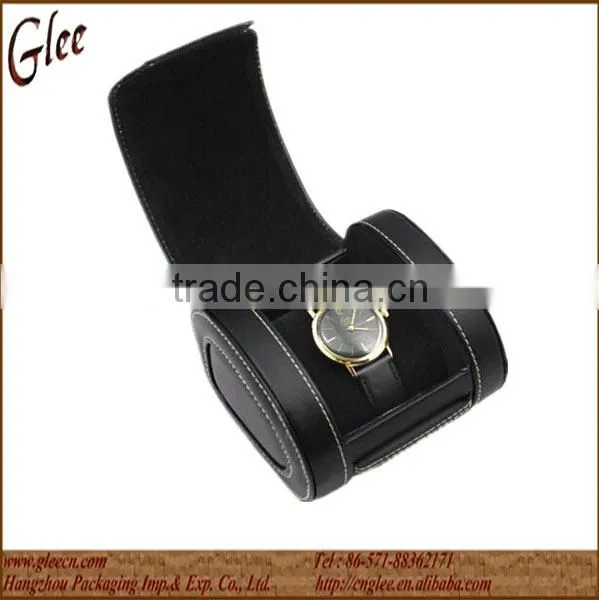 Round Leatherette Wrist Watch Box for Ladies photo-2