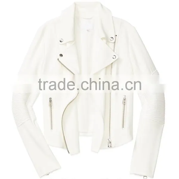 Hot Sale Lady Short Style Fitted Classic City Jacket Custom for Sale photo-3