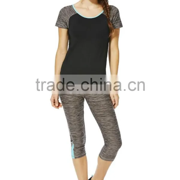 Custom Sports Gym Wholesale Fashion t Shirt for Women Yoga Running t Shirt photo-4