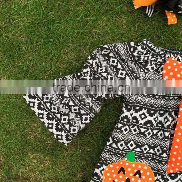 Girls Halloween Dress Black Halloween Cheap Dress Kids Boutique Dress Girls Party Dress With Necklace and Hairbow photo-4