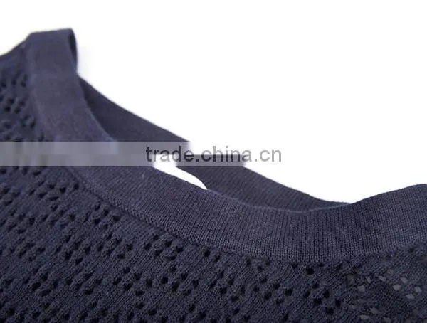 Woman New Stylish Long Hollow Out Sleeve Design High Quality Custom Sweaters for Autumn photo-5