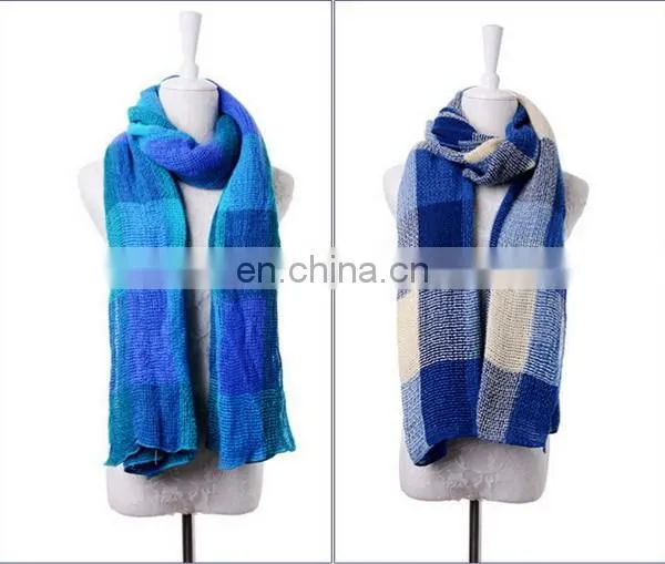 Square Tartan Mix Color Scarf Warming Scarf Many Colors Choice Scarves photo-2