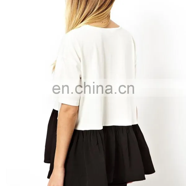 Oversized Peplum Top , Korean Style Women Clothing photo-4