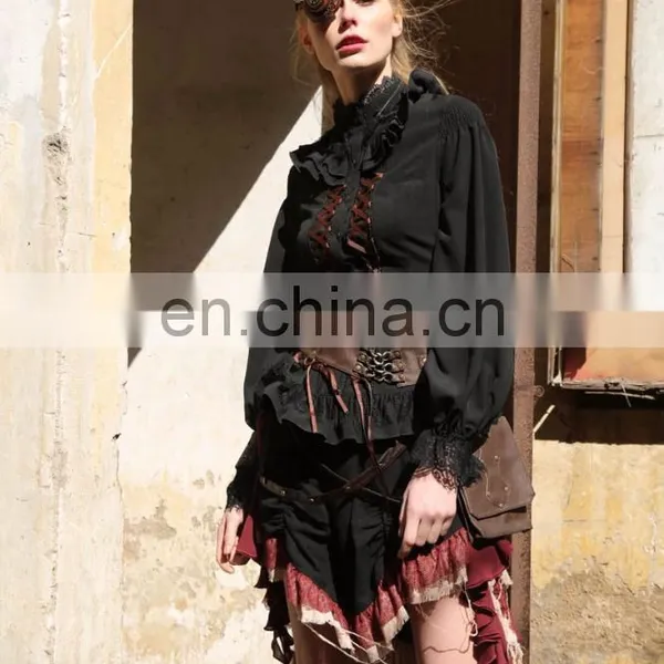 Steampunk Style Puffed Short Skirt by RQBL photo-4