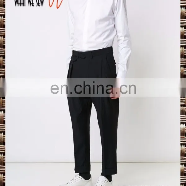 Classic White Cotton Shirt Classic Lapel Collar, Long Sleeves, Hook and Loop Cuffs, Front Button, Curved Botto Formal Clothes
