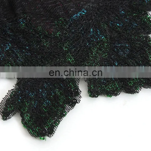 Fashion Red Rose Green Flower Sequined Patch Sew on Clothes photo-4