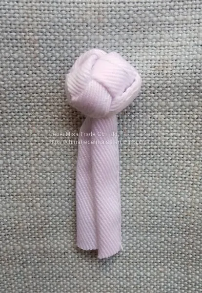 Chef Uniform Fabric Strips Made by Hand Chinese Knot Button Frog Button With Two Parts for Chef Uniform photo-2